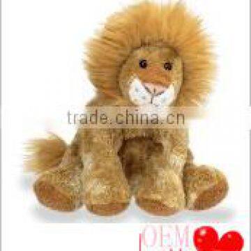 High quality cute sitting baby lion plush toy