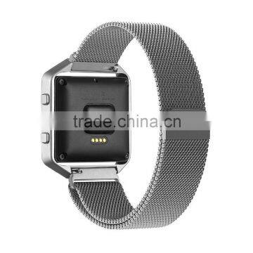 Milanese magnetic loop Stainless steel watch band for fitbit