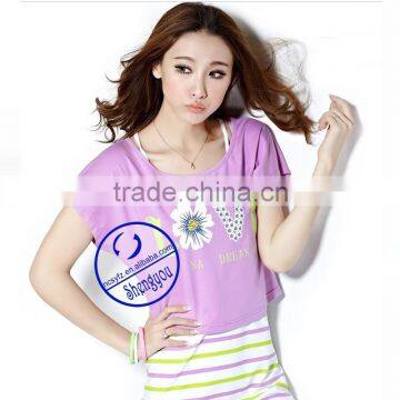 Custom Wholesale Cotton Woman Casual Printed Dress
