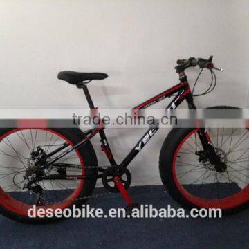 26*4.0 fat tyre snow bicycle fat bike made in china