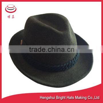 Little Fedora Hat with fastener as accessory