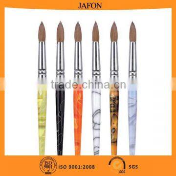 Professional oem factory China round shape kolinsky acrylic nail brush 20                        
                                                Quality Choice