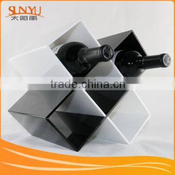 Transparent Acrylic Wine Display With SGS Certification