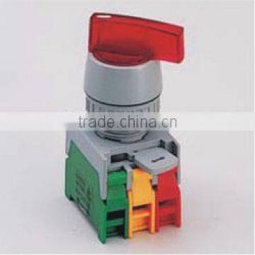 22mm IP65 Waterproof 2 Position Long Lever Illuminated Selector Switch Neon/LED (GLSL222) photo-3