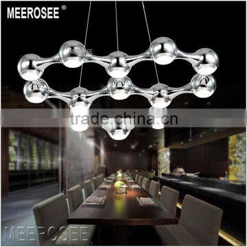 Hot sale LED Chandelier Light Black Silver Modern LED Chandelier Suspension Hanging Lighting 100% Guarantee +Free shipping