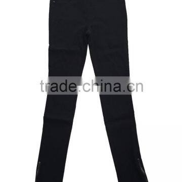 Summer new thin section was thin tight trousers zipper leggings pants feet pants female trousers