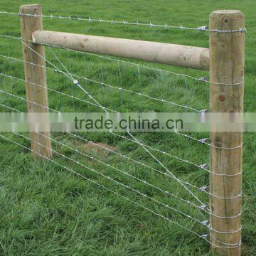 BUILDING BARBED WIRE FENCE GATE