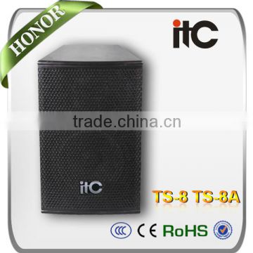 ITC TS-8 200W 8 ohm Two Way Disco Speakers 8"