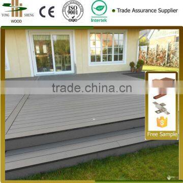 hollow or solid wood plastic composite decking