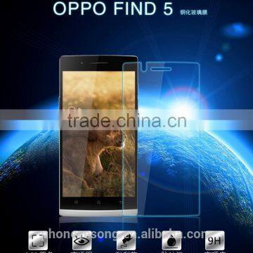 Factory price mobile phone Tempered Glass Screen protector/film for OPPO X909 FIND5