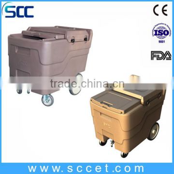 SB1-C110 insulated dry ice transport cart in hotel ice storage trolley