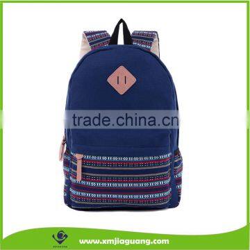 Hot Sale Unique Design Cotton Canvas Backpack Bag