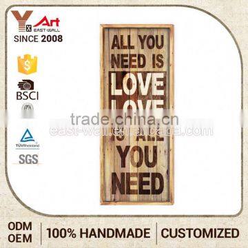 Professional Design Customization Antique Style Rustic Wood Signs