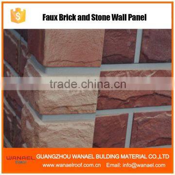 Wanael Brick Panel Exterior PP Vinyl Wall Panel Siding photo-6
