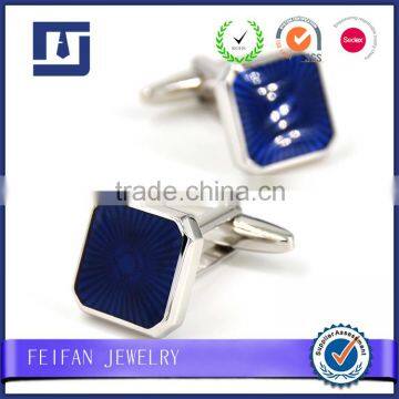 OEM service custom enamel cufflinks metal 15mm CUFFLINKS for shirt