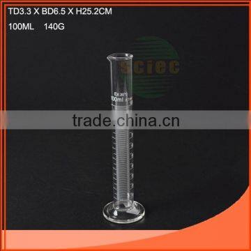 100ml Graduated Cylinder Reagent Glass Bottle