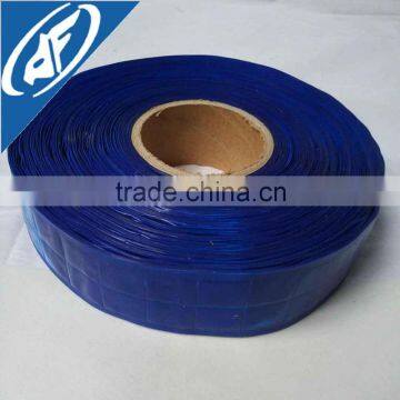 Blue 2 inch fire resistant PVC reflective tape