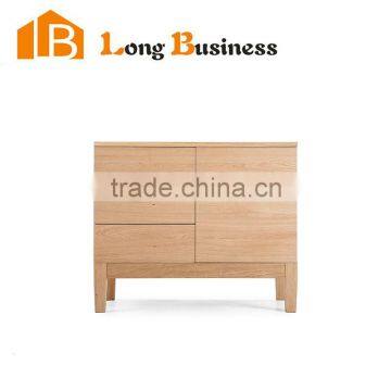 LB-AL5444 Japanese Style Oak sideboard, Japanisme Ash storage cabinet of drawers