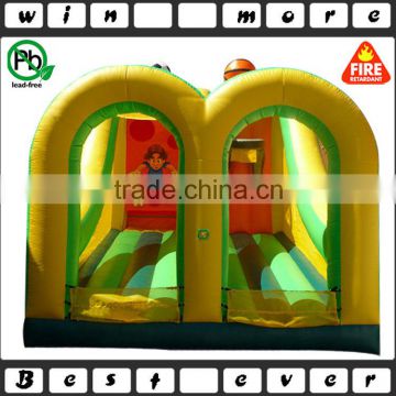 0.55mm pvc giant custom commercial used inflatable interactive adults and kids challenge sport game prices for sale