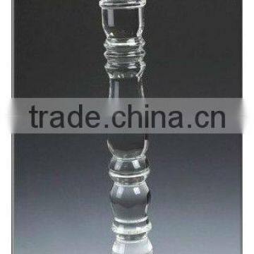 Bubble Crystal Glass Stair Pillar Decorative Glass Pillars and Columns