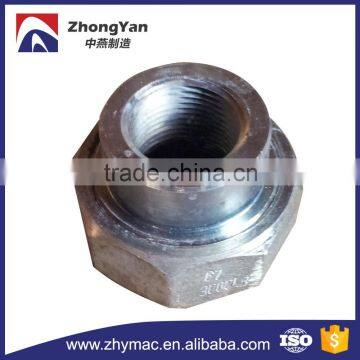 1/2 inch carbon steel female threaded union, forging parts