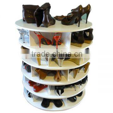 China Factory Of Custom Shoe Display Rack Wooden Shoe Stand