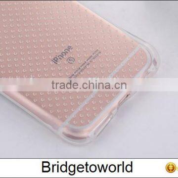 Clear Crystal Bubble Shockproof Air Cushion Slim Soft TPU Flexible Jelly Gel Silicon for IPhone 6 6S 6Plus for Samsung photo-4