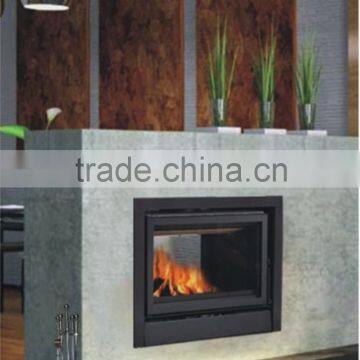 2 Sided Corner Wooden Fireplace photo-3