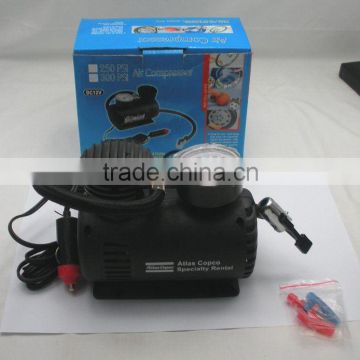 PP material use emergency car air comrpessor 250psi dc 12v