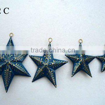 Stars Christmas hangings Set of 4, Heart & Star Christmas Hangings and christmas Hanging items