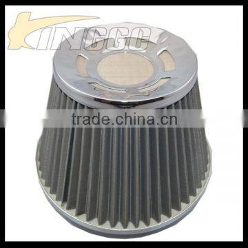 Universal compressed 72mm automotive air intake filter for car