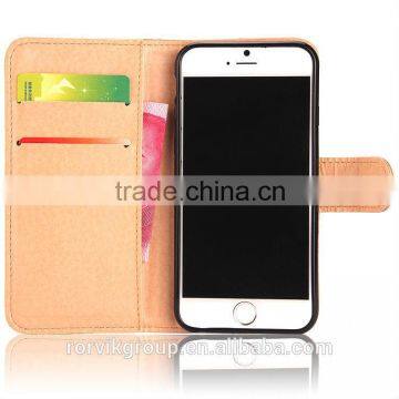 For iphone 6G 4.7 Wallet Flip Leather Case with Credit Card Holder