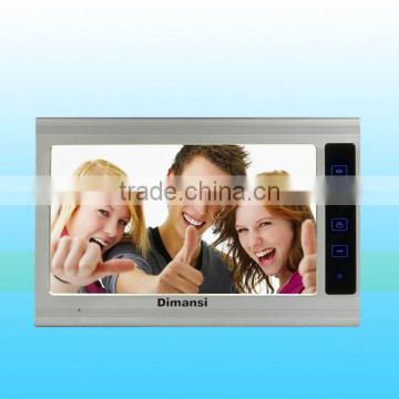 CCD TFT touch screen video phone electronic door lock apartment building video intercom system