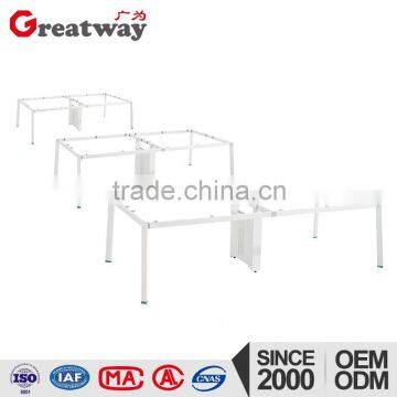 Guangzhou Greatway office furniture metal legs for 4 person workstation