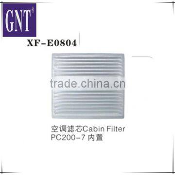 excavator cabin filter for PC200-7 built-in