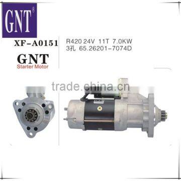 excavator engine starter motor for R420