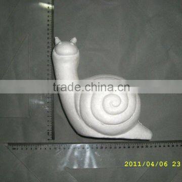 polystyrene snail