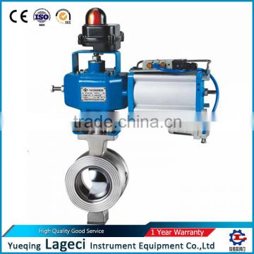 Pneumatic Double Acting Segment Cutting Ball Valve