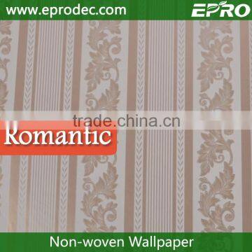 Apartments non-woven material Moisture-Proof wall fashion wallpaper for bedroom decoration