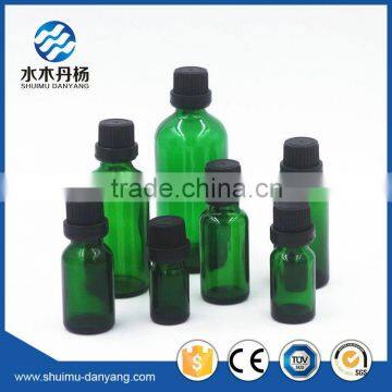 5ML-100ML green colored E-liquid glass bottle with black caps                        
                                                                                Supplier's Choice