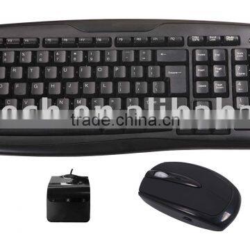 2.4G wireless mouse and splash-proof keyboard combo