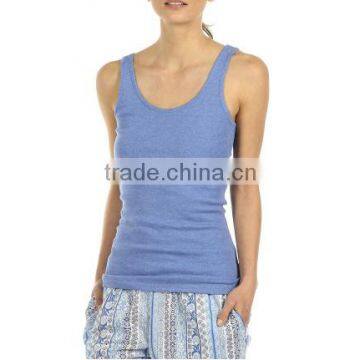 Basic Singlet Cotton Modal-Blue