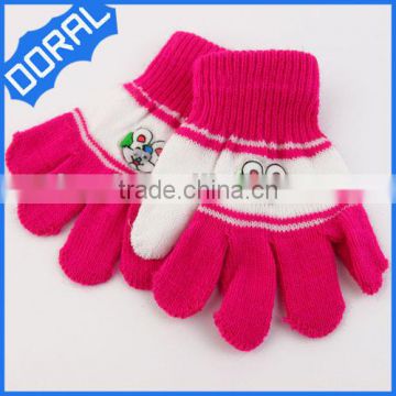 cheap OEM knit soft touch gloves