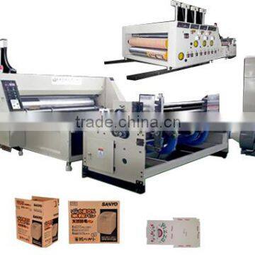 Automatic feeding printing and die cutting machine