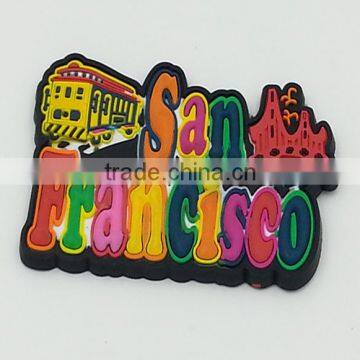 Wholesale Custom Logo Rubber Soft 2D Fridge Magnet