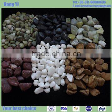 multicolor cobblestone for garden paving