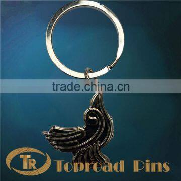 New hot sale quality manufactured key chain products with imitation hard enamel