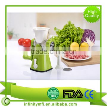 Meat Grinder, Manual Meat Mincer Vegetable Grinder, Hand Crank Vegetable Cutter Nuts Chopper