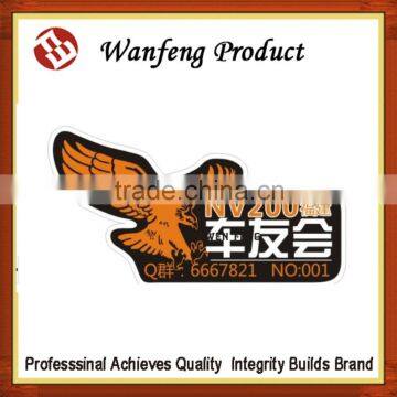 water proof vinyl PVC car sticker car label sports car stickers