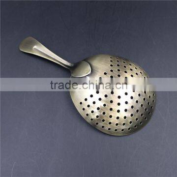 Bronze Julep Strainer Stainless Steel Cocktail Strainer